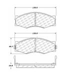 Centric 104.02660 Disc Brake Pad Set - Front - view 6