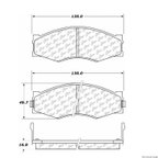 Centric 104.02660 Disc Brake Pad Set - Front - view 1