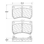 Centric 104.04660 Disc Brake Pad Set - Front - view 5