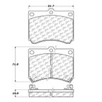 Centric 104.04730 Disc Brake Pad Set - Front - view 6