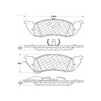 Centric 104.05291 Disc Brake Pad Set - Front - view 6
