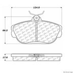 Centric 104.06010 Disc Brake Pad Set - Front - view 1