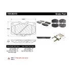 Centric 104.06470 Disc Brake Pad Set - Front - view 7