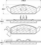 Centric 104.06500 Disc Brake Pad Set - Front - view 6
