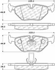 Centric 104.06921 Disc Brake Pad Set - Rear - view 6