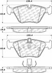 Centric 104.07250 Disc Brake Pad Set - Front - view 5