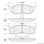 Centric 104.07300 Disc Brake Pad Set - Front - view 1