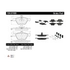 Centric 104.07400 Disc Brake Pad Set - Front or Rear - view 7