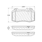 Centric 104.08470 Disc Brake Pad Set - Front - view 7