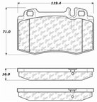 Centric 104.08470 Disc Brake Pad Set - Front - view 6