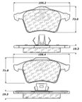 Centric 104.09154 Disc Brake Pad Set - Front - view 6