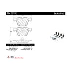 Centric 104.09192 Disc Brake Pad Set - Rear - view 7