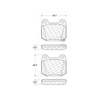 Centric 104.09610 Disc Brake Pad Set - Rear - view 7