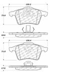 Centric 104.09790 Disc Brake Pad Set - Front - view 6