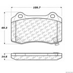 Centric 104.10530 Disc Brake Pad Set - Rear - view 1