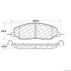 Centric 104.10810 Disc Brake Pad Set - Front - view 1