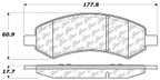 Centric 104.10840 Disc Brake Pad Set - Front - view 6