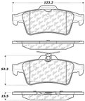 Centric 104.10950 Disc Brake Pad Set - Rear - view 6