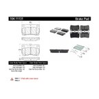 Centric 104.11131 Disc Brake Pad Set - Rear - view 6