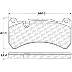 Centric 104.11160 Disc Brake Pad Set - Front - view 7