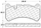 Centric 104.11160 Disc Brake Pad Set - Front - view 6