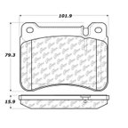Centric 104.11210 Disc Brake Pad Set - Front - view 6