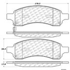 Centric 104.11690 Disc Brake Pad Set - Front - view 6