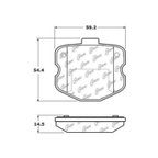 Centric 104.11850 Disc Brake Pad Set - Front - view 6
