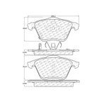 Centric 104.11860 Disc Brake Pad Set - Front - view 7