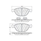 Centric 104.13810 Disc Brake Pad Set - Front - view 7