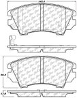 Centric 104.14040 Disc Brake Pad Set - Front - view 6