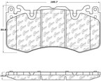 Centric 104.14260 Disc Brake Pad Set - Front - view 6