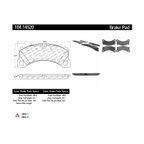 Centric 104.14520 Disc Brake Pad Set - Front - view 7