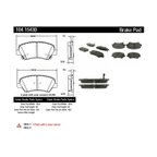 Centric 104.15430 Disc Brake Pad Set - Front - view 5