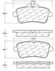 Centric 104.16302 Disc Brake Pad Set - Rear - view 5