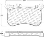 Centric 104.16340 Disc Brake Pad Set - Front - view 5