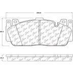 Centric 104.16481 Disc Brake Pad Set - Front - view 6