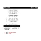 Centric 104.16590 Disc Brake Pad Set - Rear - view 6