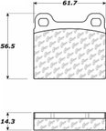 Centric 105.00310 Disc Brake Pad Set - Front or Rear - view 5