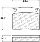 Centric 105.01170 Disc Brake Pad Set - Front - view 5