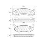 Centric 105.01230 Disc Brake Pad Set - Front - view 7