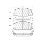 Centric 105.02450 Disc Brake Pad Set - Front - view 7