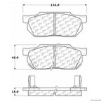 Centric 105.02560 Disc Brake Pad Set - Front - view 1
