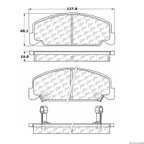 Centric 105.02730 Disc Brake Pad Set - Front - view 1