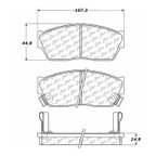 Centric 105.02760 Disc Brake Pad Set - Front - view 5