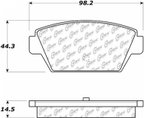 Centric 105.03290 Disc Brake Pad Set - Rear - view 6