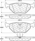Centric 105.03960 Disc Brake Pad Set - Rear - view 6