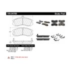 Centric 105.04700 Disc Brake Pad Set - Front - view 7