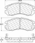 Centric 105.04700 Disc Brake Pad Set - Front - view 6