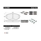 Centric 105.04860 Disc Brake Pad Set - Front - view 7